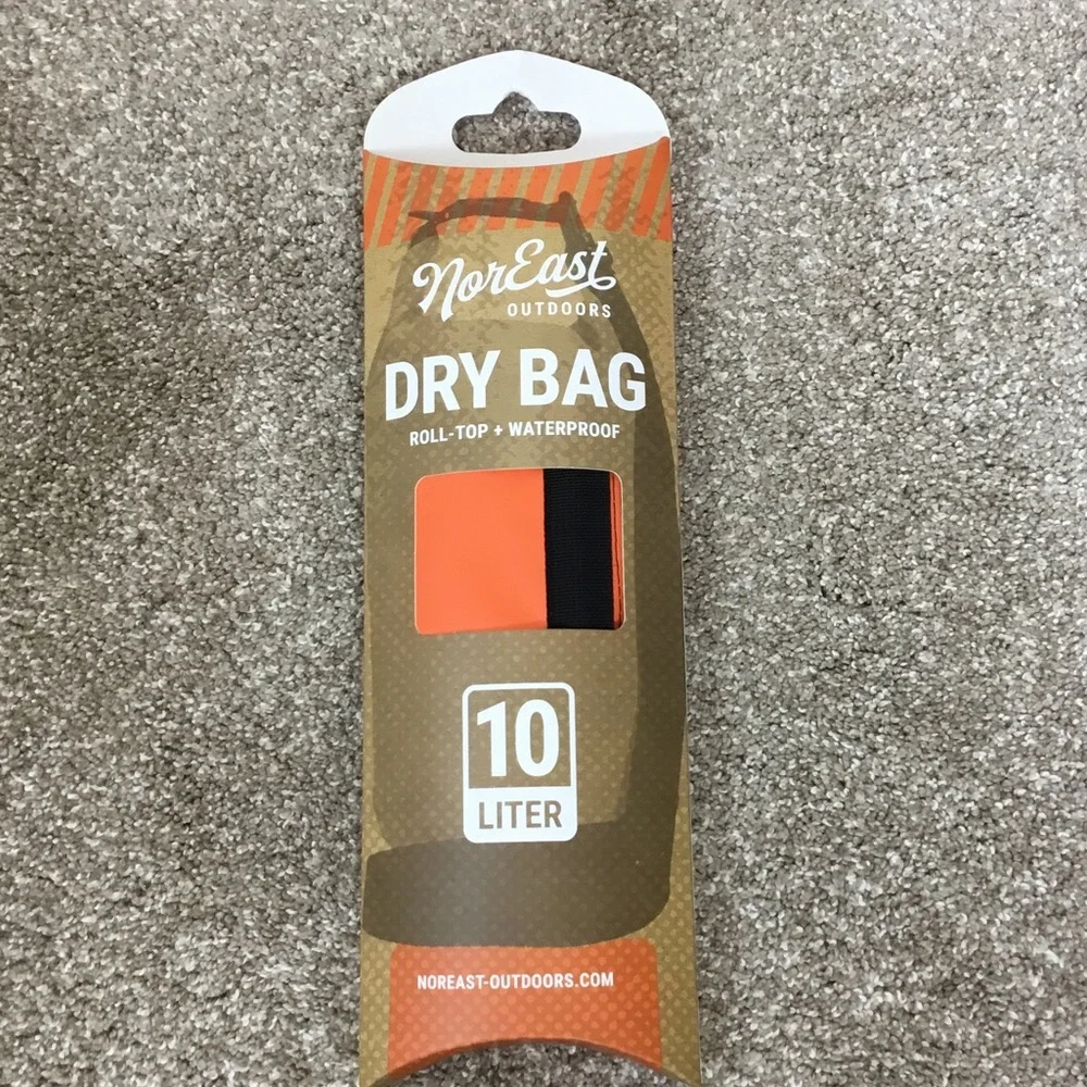 New Orange Roll-Top Dry Bag - 10L